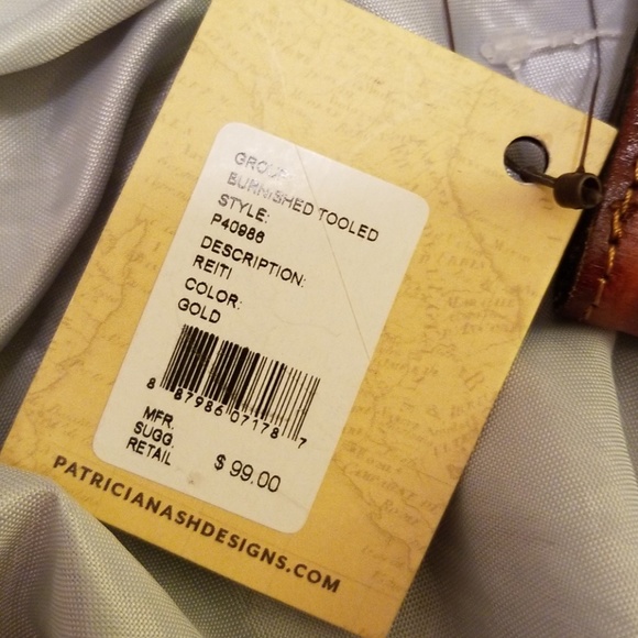 Patricia Nash burnished tooled reiti wallet - Picture 3 of 4